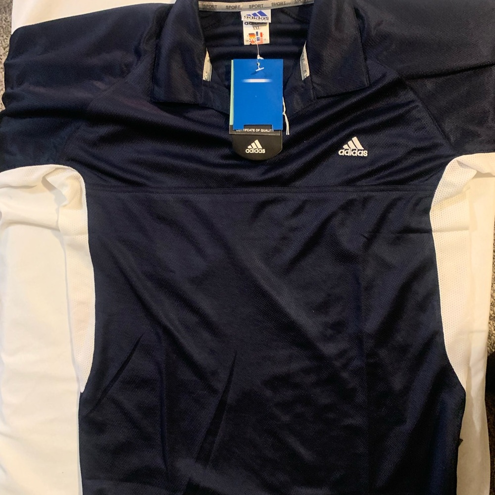 Adidas Dark Blue Sports Polo